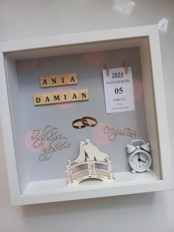 ramka slub-roż